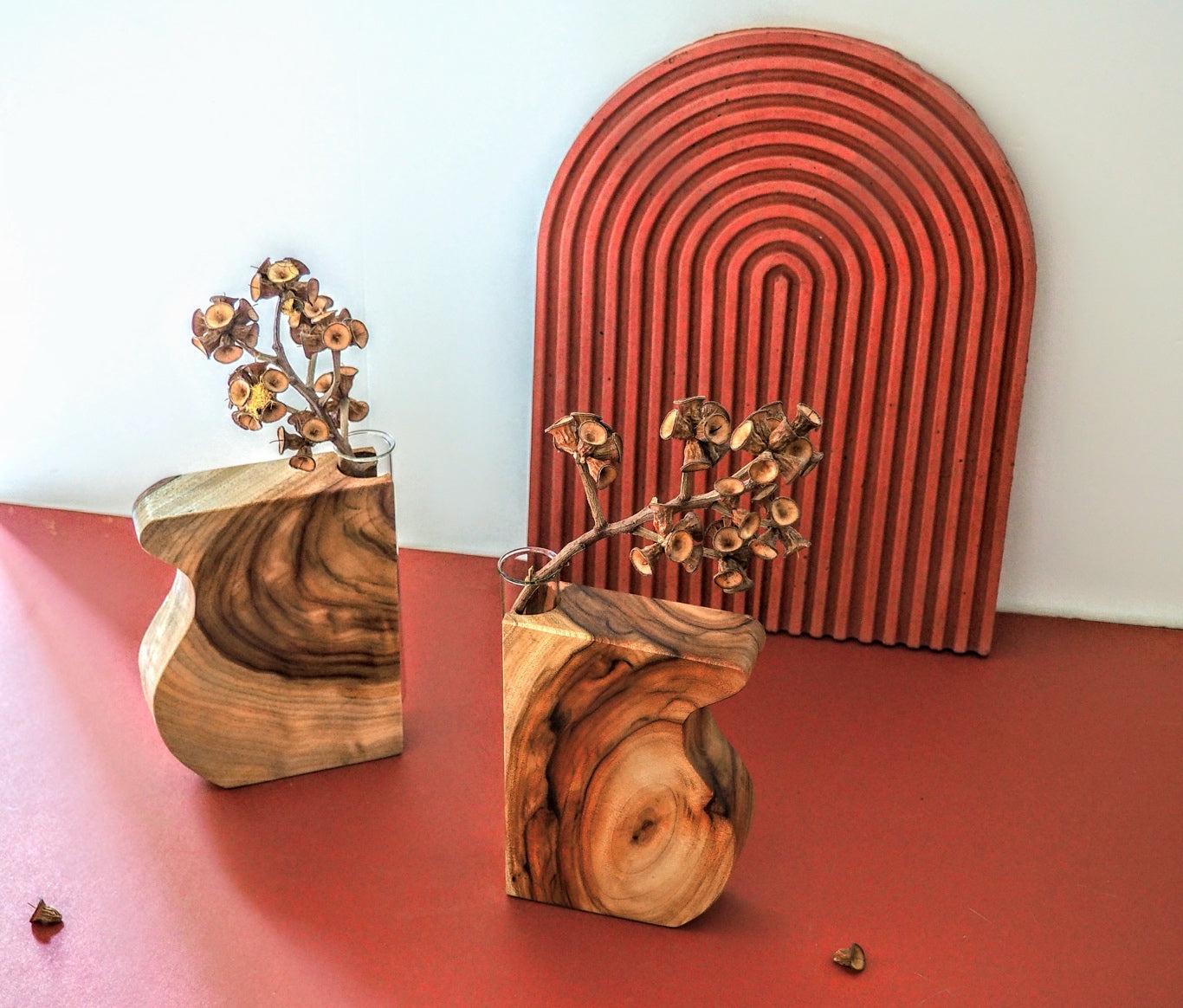 Butterfly wing vase