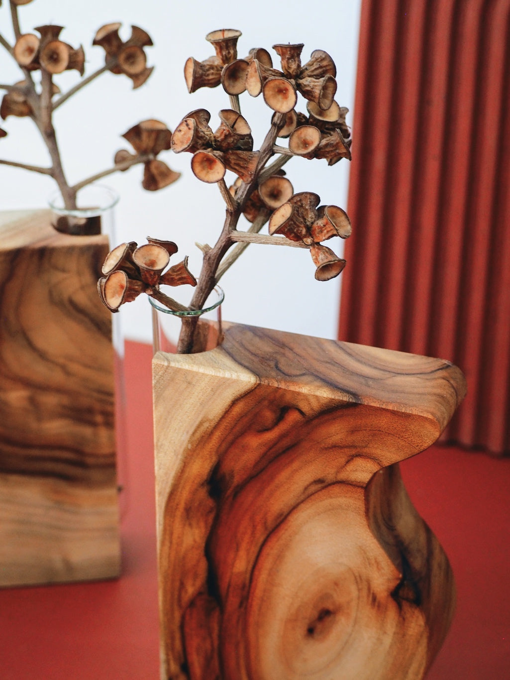 Butterfly wing vase