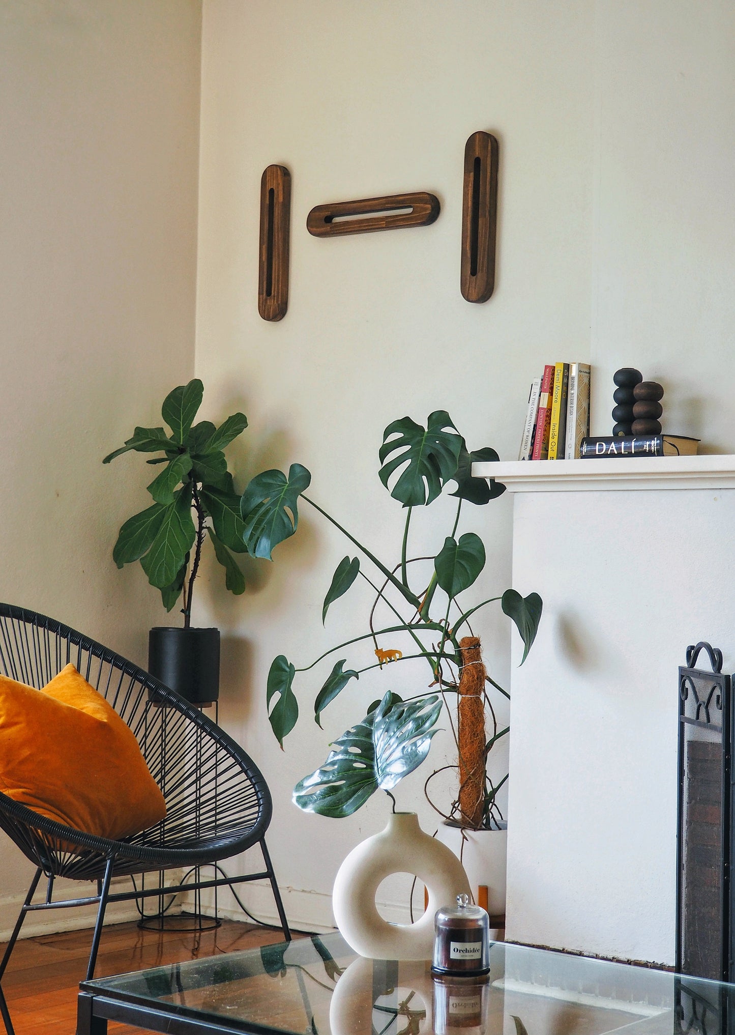 Mid-century Modern inspired wall decor set