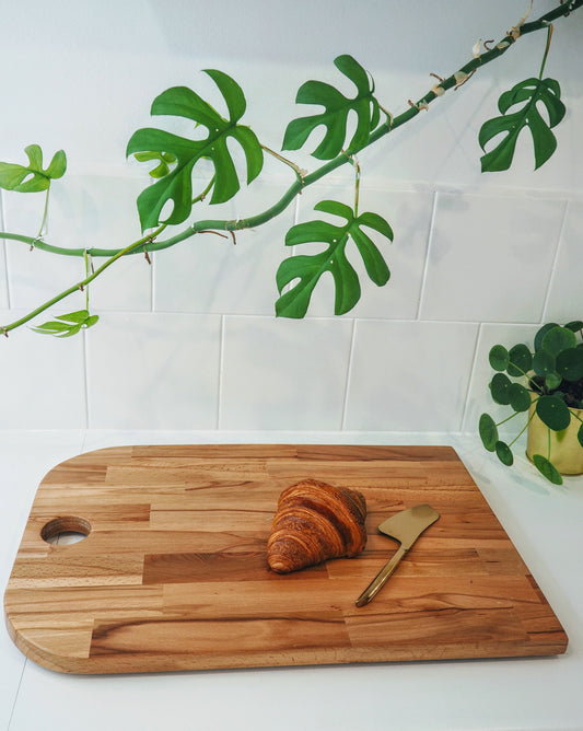 Modern wooden chopping board