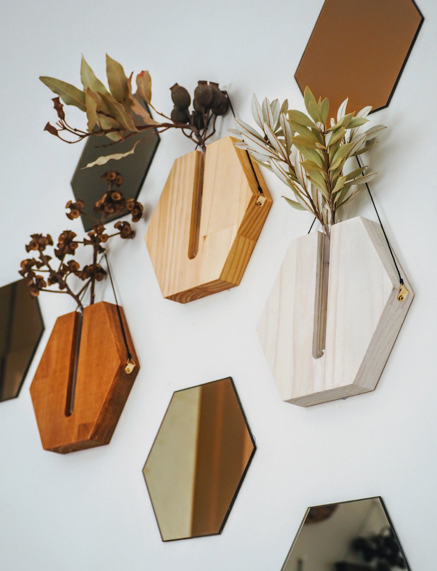 Honeycombs wall planters