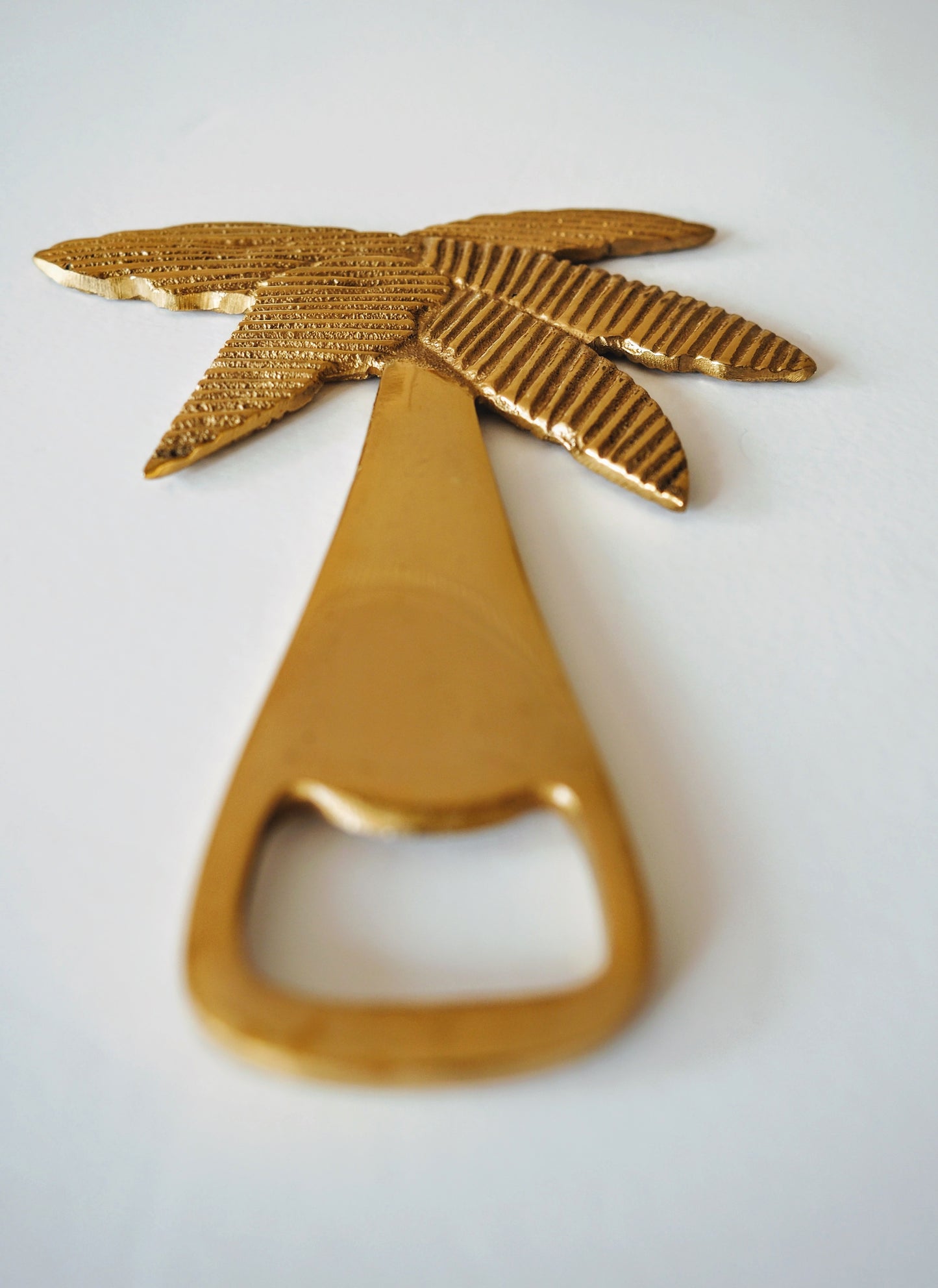 Palm Tree Brass Bottle opener