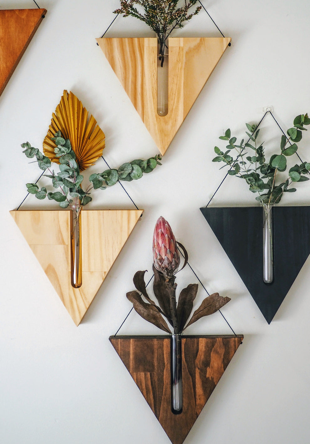 Triangular Modular Planters Triangular Wall planters – Fab Signature