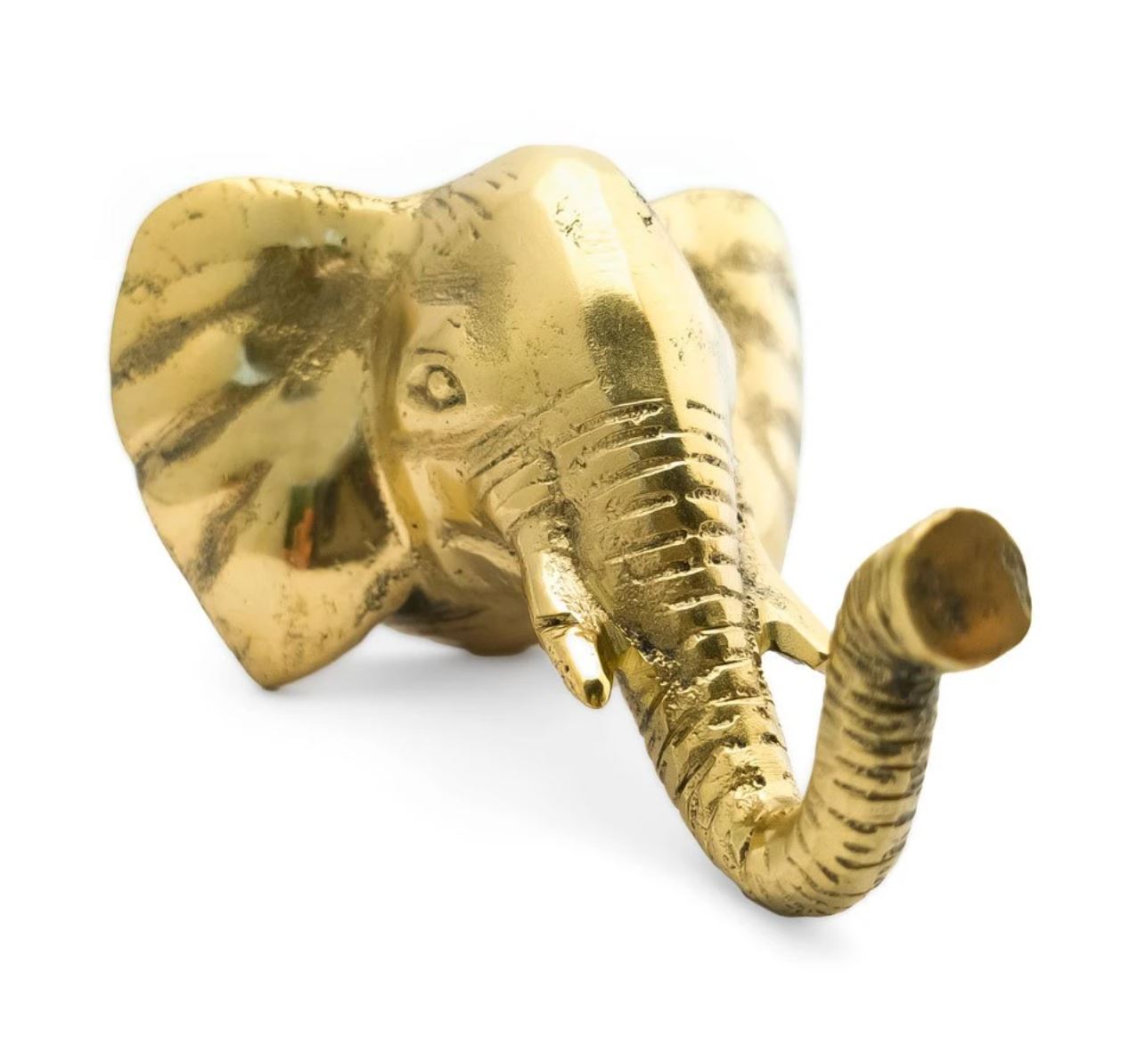 Elephant brass hook